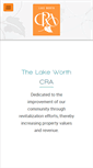 Mobile Screenshot of lakeworthcra.org